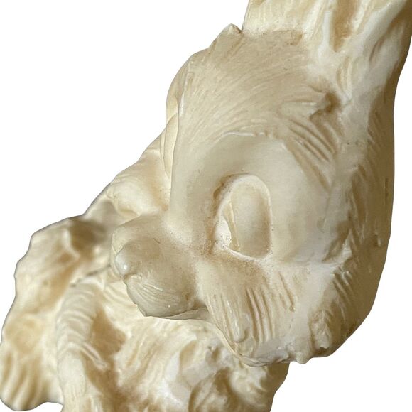 Sculptor A. Santini Bunny Rabbit 4" Ivory White Made In Italy Classic Figure VTG - Picture 3 of 12